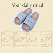 KinetiPath reflexology slides — a calm daily foot-care ritual