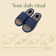 KinetiPath reflexology slides — a calm daily foot-care ritual
